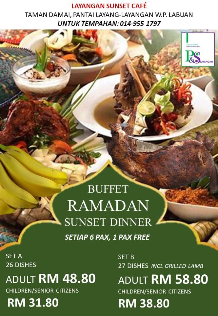 Buffet Ramadhan Sunset Dinner di Layangan Sunset Cafe