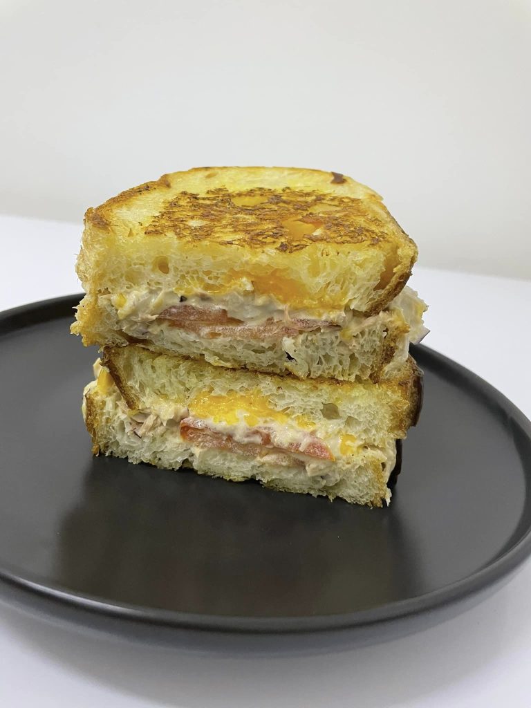 Tuna Cheese Sourdough Sandwich