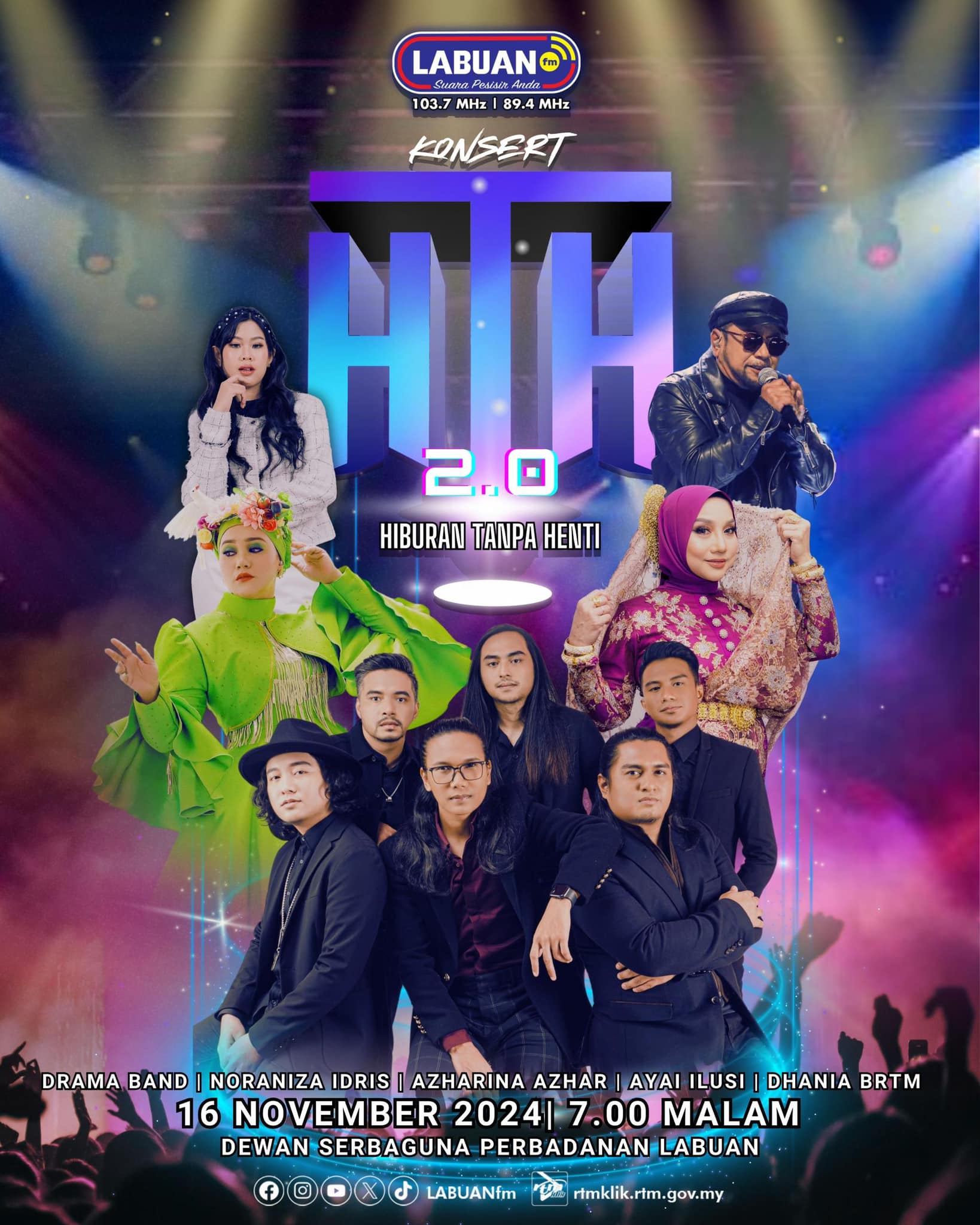 16 November – Konsert Hiburan Tanpa Henti LabuanFM